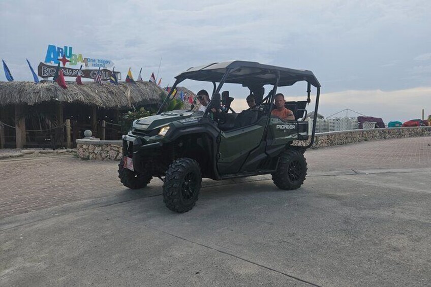 Half Day Island Tour in Aruba with 4 Seater UTV Ride