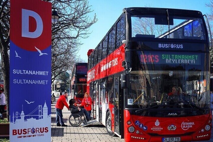 Open-Top Hop-on Hop-off Sightseeing Bus Tour in Istanbul