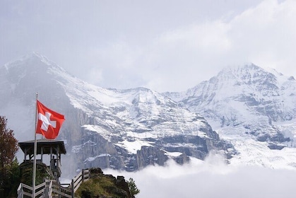 From Zurich to Top of Europe Jungfraujoch private tour