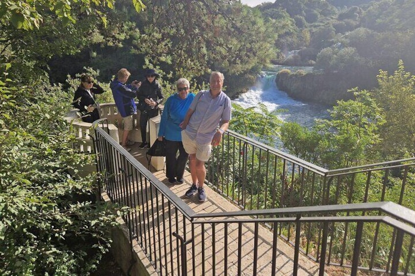 Private Krka Waterfalls with Wine and Prosciutto Shore Excursion