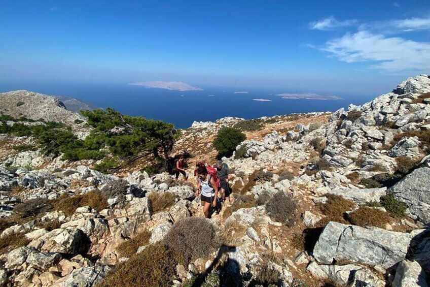 Small Group Hiking on Mount Akramitis in Rodos