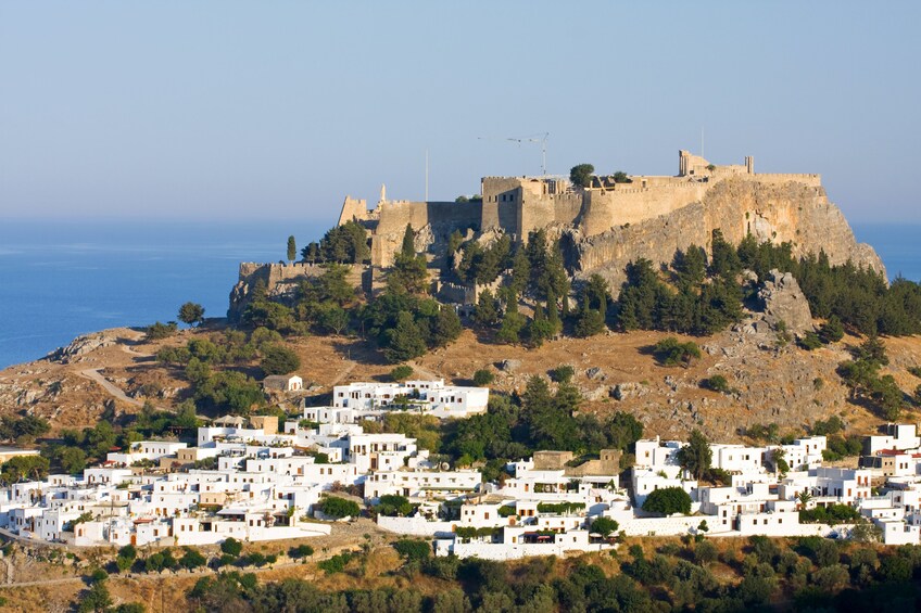 Rhodes: Ancient Lindos Acropolis Regular Ticket with Opltional Audio Guide