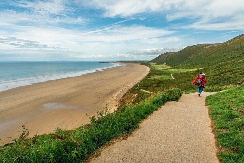 9 Hour Tour from Cardiff to Mumbles Three Cliffs Worms Head Gower