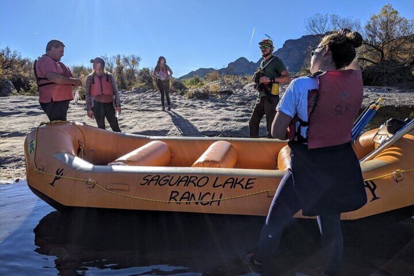 Guided Rafting on the Lower Salt River