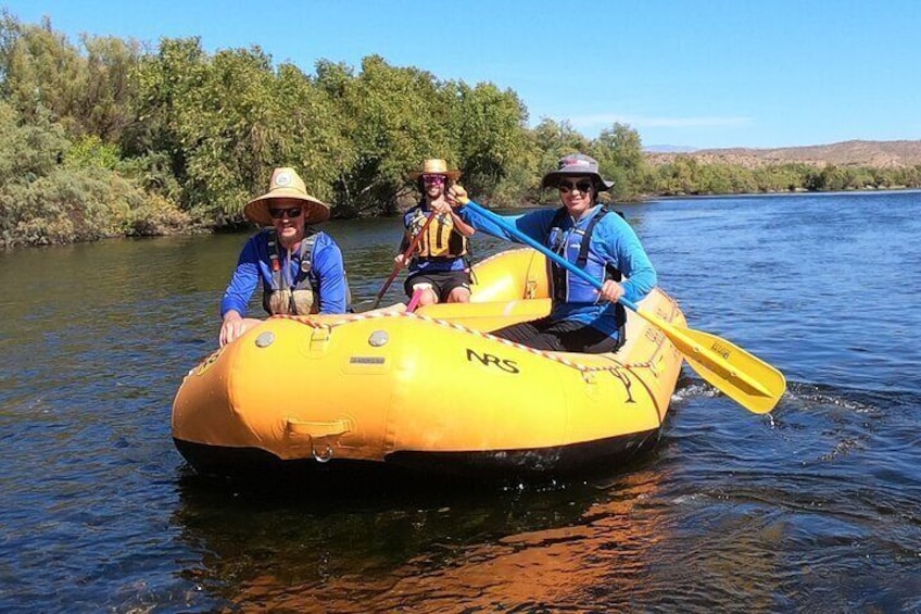 Guided Rafting on the Lower Salt River