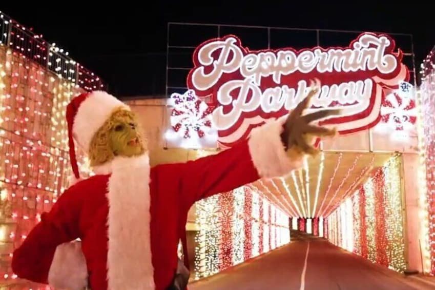 Peppermint Parkway Christmas Lights Tour Austin