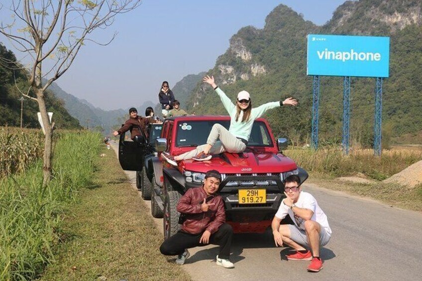 Ha Giang Open Air New Model Jeep Tour 3 Days 2 Night 