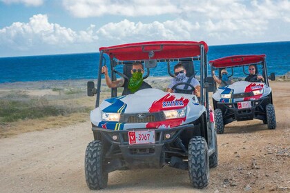 Tur Pulau UTV pagi hari di Aruba.