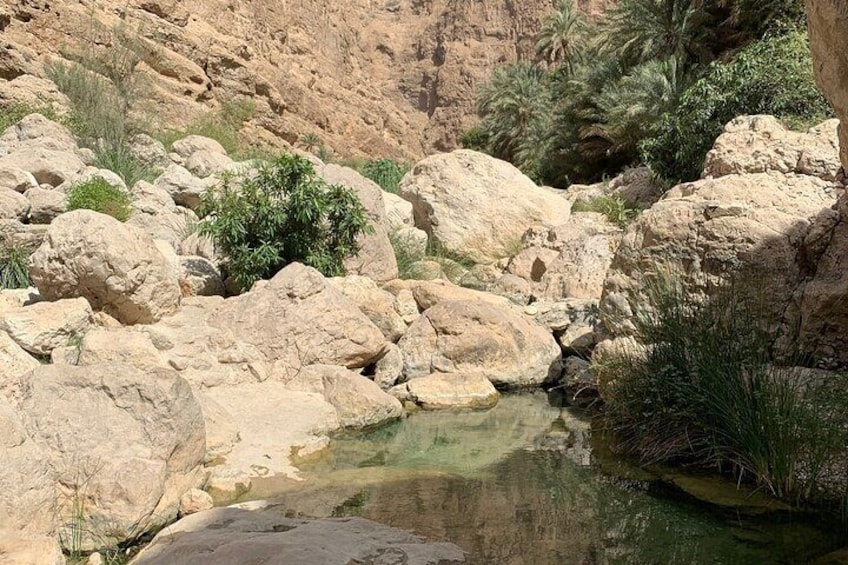 Full Day Tour to Wadi Shab and Bimmah Sinkhole 