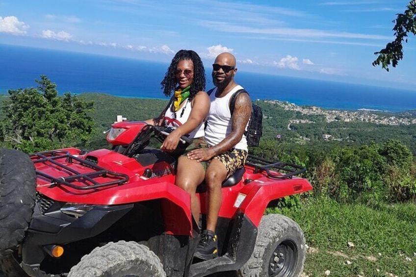 ATV Jungle Ride To Heaven's Glory View Of Montego Bay with Pickup