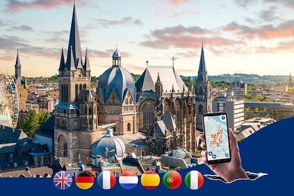 Aachen: Walking Tour with Audio Guide on App