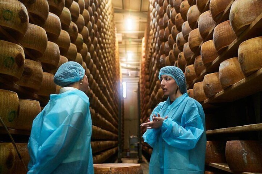 Parmesan cheese and real Balsamico taste and tour in Modena
