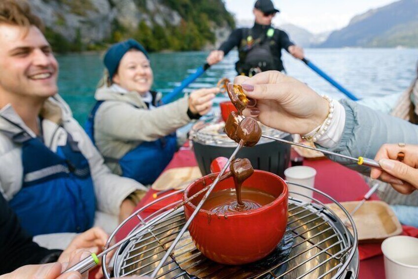 Chocolate Fondue Float Experience in Interlaken