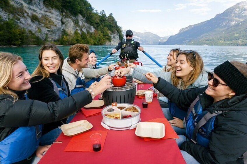 Chocolate Fondue Float Experience in Interlaken