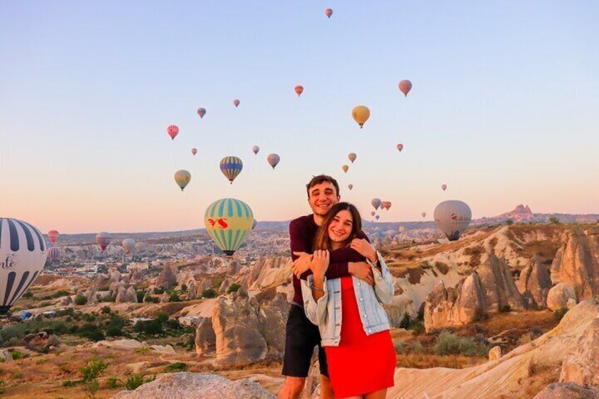 Balloon Chase w/ PickUp, Breakfast & Photographer Cappadocia Tour