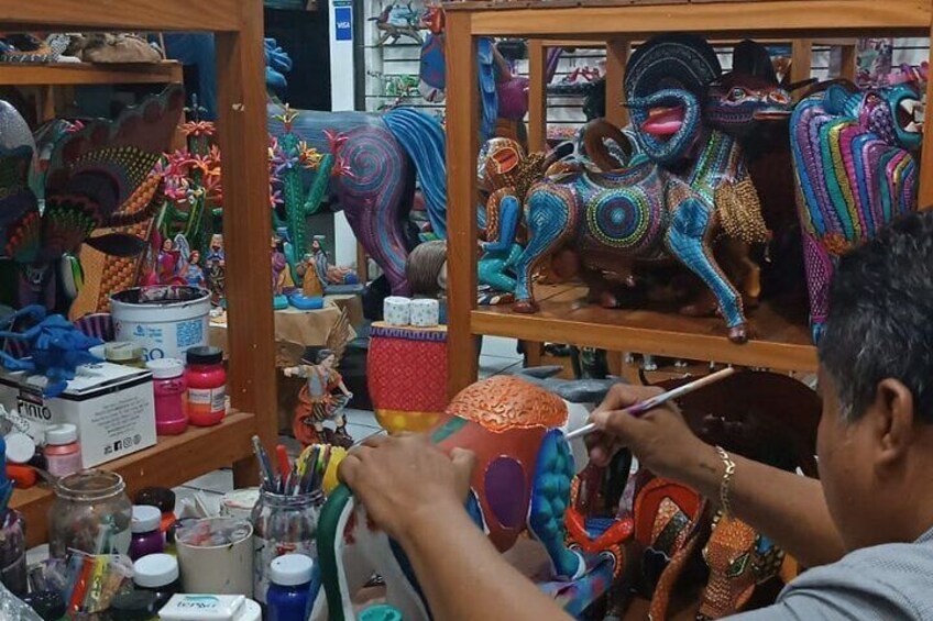 Alebrijes Workshop in Huatulco