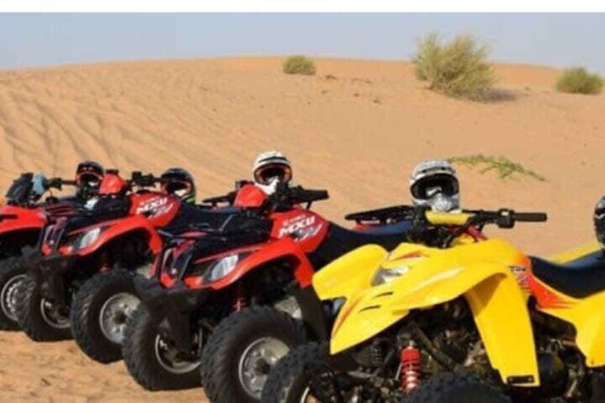 Shared Quad Biking Tour with Camel Ride in Riyadh 