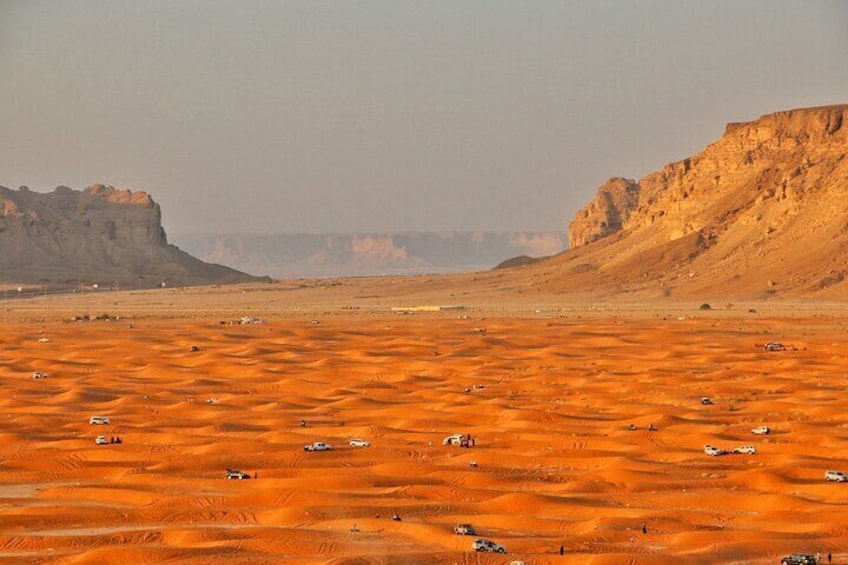 Shared Quad Biking Tour with Camel Ride in Riyadh 