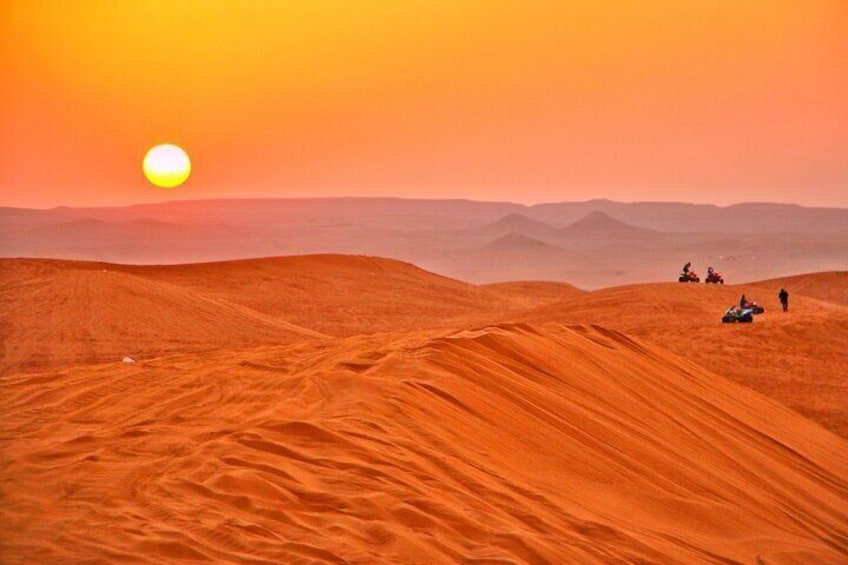 Shared Quad Biking Tour with Camel Ride in Riyadh 