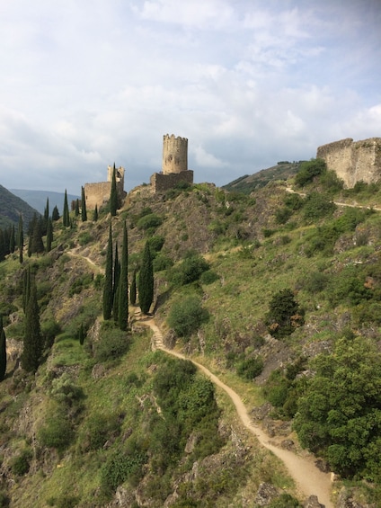 From Carcassonne:Lastours Castles & Carcassonne Guided Tour