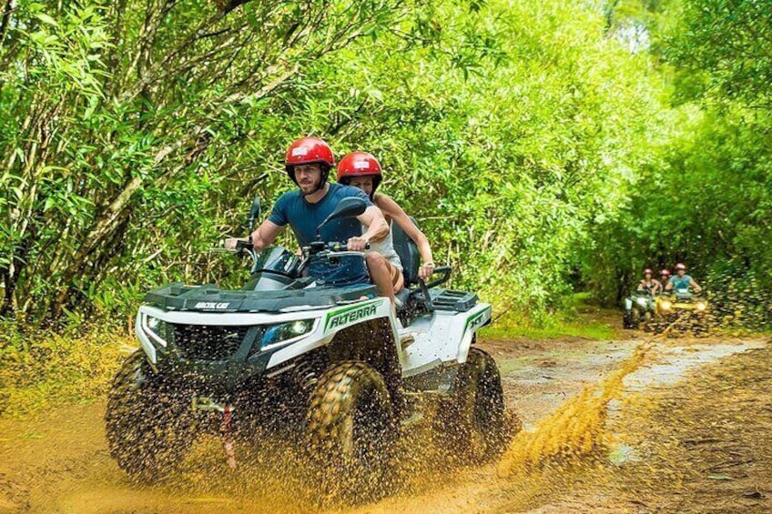 3 in 1 Rafting Quad Safari Zipline Combo Tour in Side 
