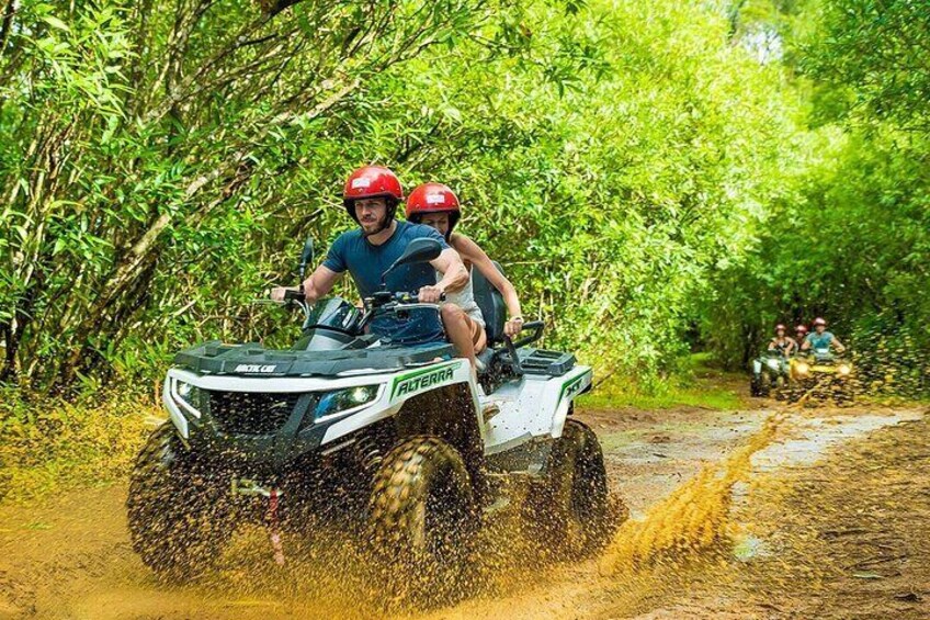 3 in 1 Rafting Quad Safari Zipline Combo Tour in Side