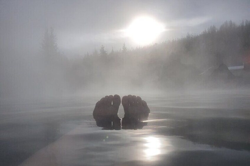 Unplug, relax and enjoy a natural mineral hotspring!