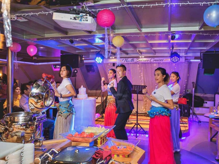 Guided Evening Cruise from Kota Kinabalu with Live Music