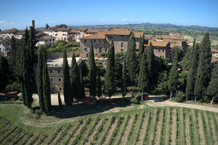 Guided tour with wine tasting and local organic products