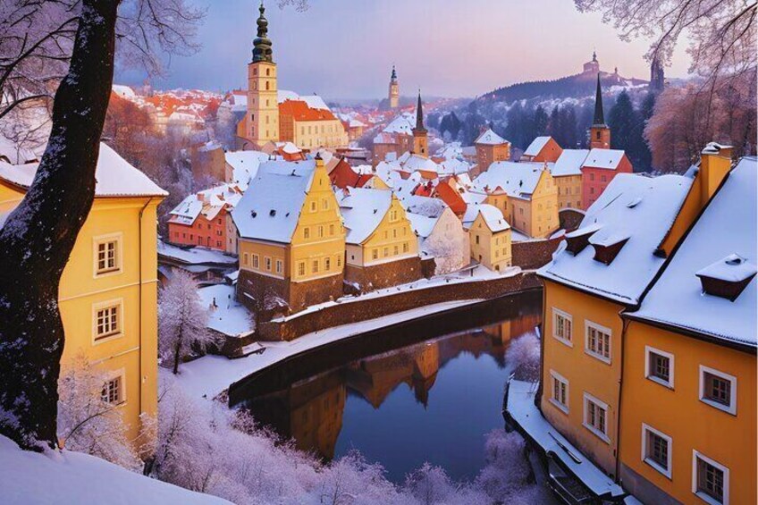 3h Czech Xmas Dinner & Hot Wine City Tour