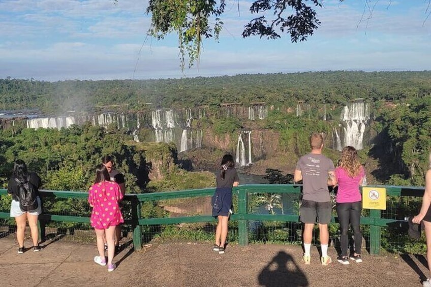 Iguaçu Falls both sides on the same day Brazil and Argentina