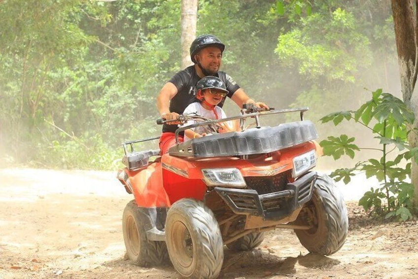 Day Tour with ATV, Zipline and Cenote Adventure from Cancun