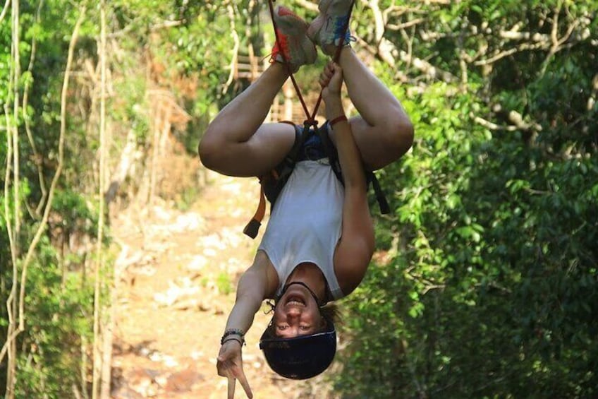 Day Tour with ATV, Zipline and Cenote Adventure from Cancun