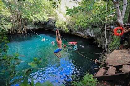 Day Tour with ATV, Zipline and Cenote Adventure from Cancun