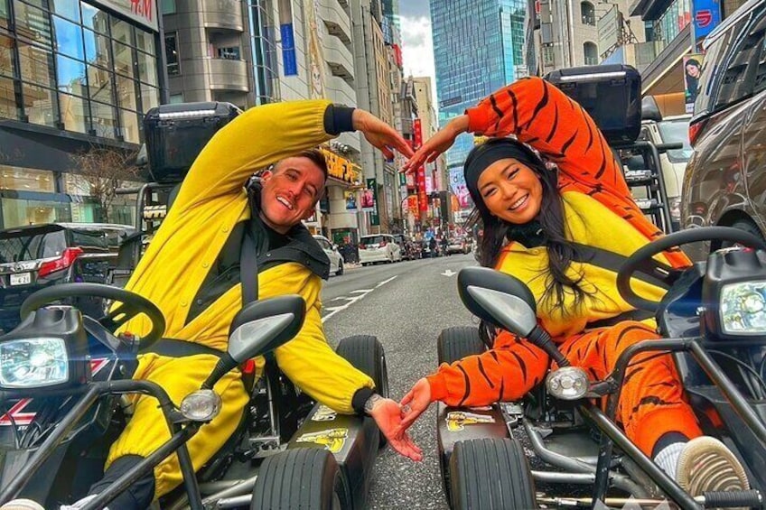 Tokyo Street Private Tour by Go Kart (90 minutes course)