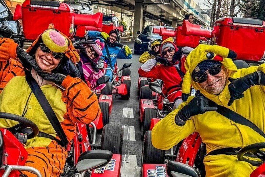 Tokyo Street Private Tour by Go Kart (90 minutes course)