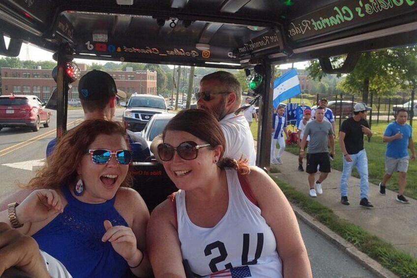 Bar Crawl on a Rollin Disco Ball Golf Cart in Charlotte