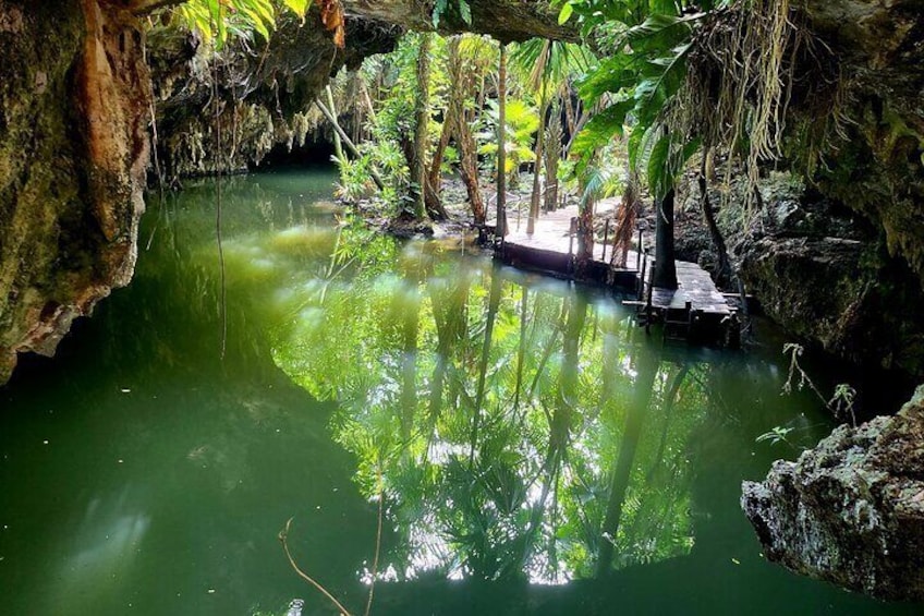 ATV Off Road Adventure to Jade Cavern Tequila and Beach 