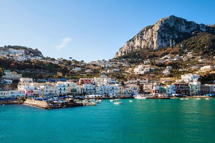 Desde Sorrento: billete de ida y vuelta en ferry a Capri y Positano