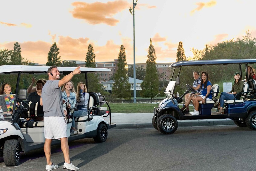 Tampa: Guided City Tour in Deluxe Street Golf Cart