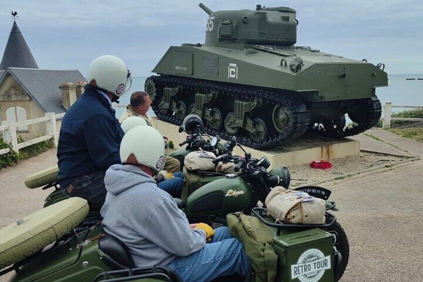 Private 2-Hour Sidecar Tour in Normandy from Bayeux