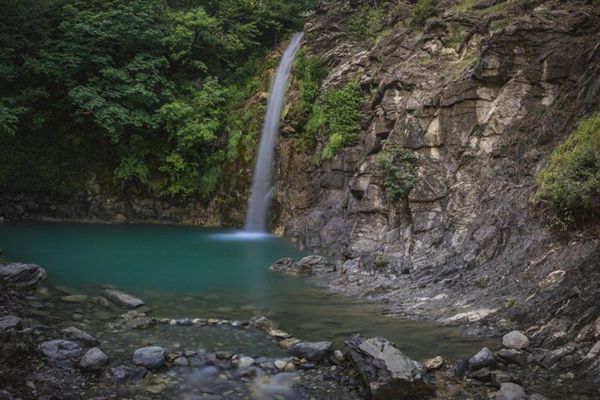 Iliochori waterfall