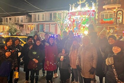 Recorrido a pie por las luces navideñas de Dyker Heights Brooklyn