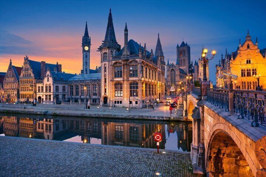 Ghent: Self-Guided City Walking Tour with Audio Guide