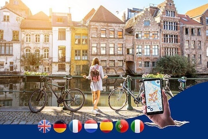 Ghent: Walking Tour with Audio Guide on App