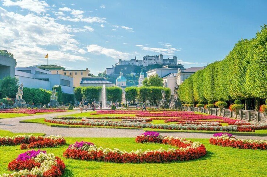 Salzburg Old Town, Mozart, Mirabell Gardens Walking Tour