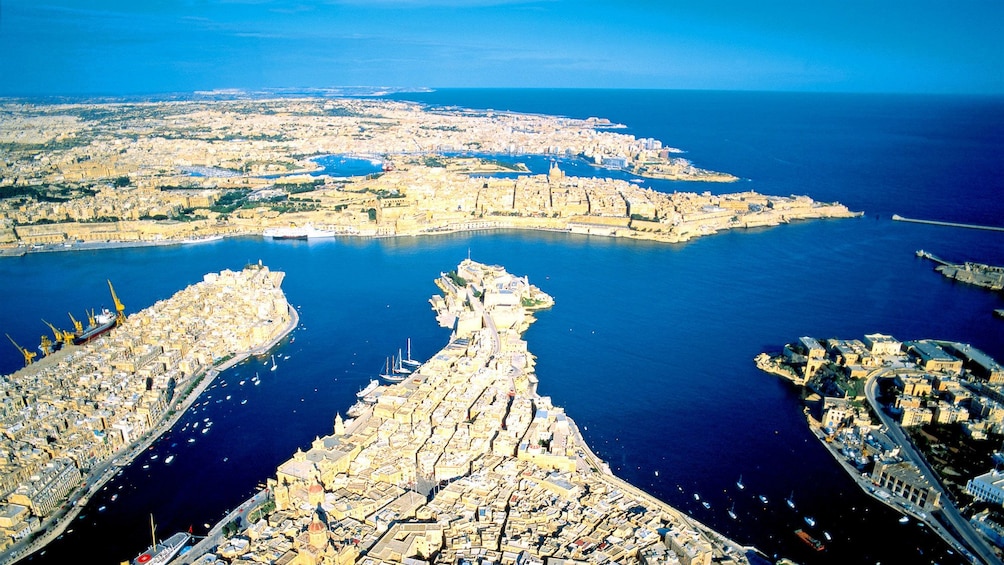 Aerial view of Malta