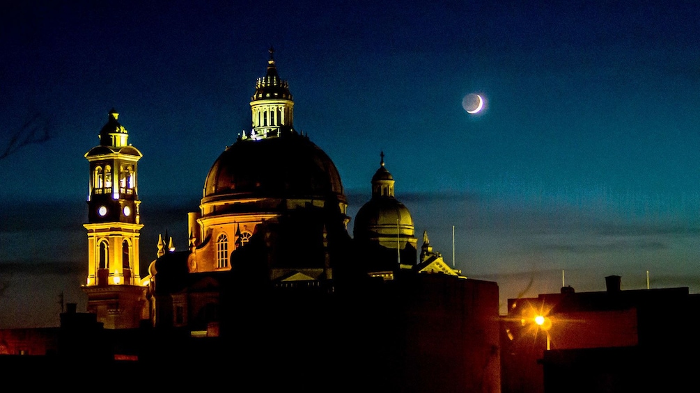 Night in Valletta, Malta