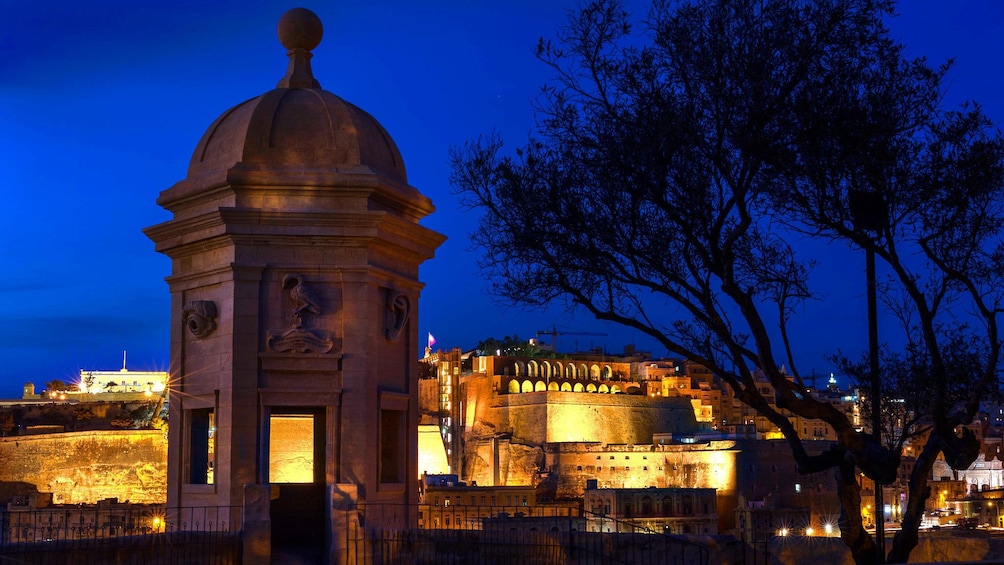 Night in Valletta, Malta