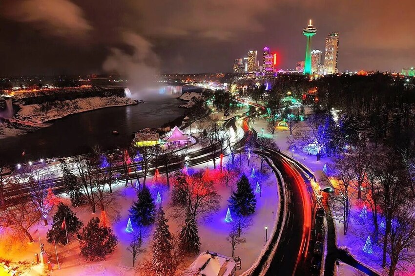 From Toronto: Winter Festival of Lights Niagara Falls Evening Tour